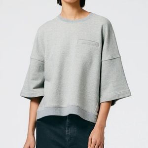 Tibi 3/4 sleeve sweatshirt